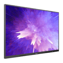 Ecrã interactivo HISENSE 86" 4K - Transmissão sem fios - Resolução 3840x2160 - Entradas HDMI, DP, LAN, USB, Tipo C - Ângulo de visão de 178° - Altifalantes integrados