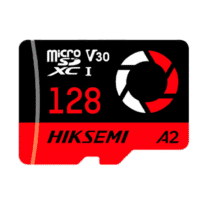 Cartão microSD Hikvision - Capacidade 64 GB - Classe 10 | Velocidade R/W: 180/150 MB/s - Ciclos E/P: até 3.000 - CCTV 4K, Câmaras de tráfego, Mobilidade