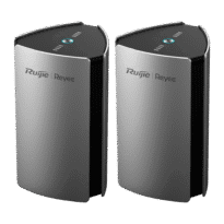 Reyee Pack 2 Router Wi-Fi Gigabit Mesh 6 AX3200 - 4 Portas RJ45 10/100/1000 Mbps - 802.11ax 4x4 banda dupla 2.4 e 5 GHz  - Gestão remota através da Cloud e da aplicação - Controlo Parental , Rede de Convidados, Roaming - Concebido para criar uma rede Mesh completa