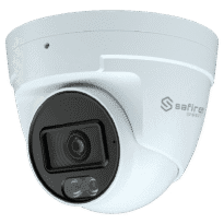 Safire Smart - Câmara Turret IP gama B1 com luz dupla - Resolução 8 Megapixel (3840×2160) - Lente 2.8 mm | Microfone integrado - Luz IV dupla + LED branco 20~30m - Impermeabilidade IP67 | PoE (IEEE802.3af)
