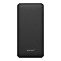 Veger Power Bank  - Capacidad 10000mAh - Entradas Micro USB-C y 2x USB-A - Salidas Micro USB-C y 2x USB-A - 3 dispositivos a la vez - Color negro