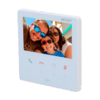 Monitor para videoporteiro - Ecrã tátil TFT de 4.3" - Áudio bidireccional - TCP/IP, WiFi, SIP - Montagem em superficie | Branco