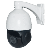 Câmara Domo PTZ IP AI EASY-P - 5MP | Lente 5.35~96.3mm - IV 80m | Microfone | Altifalante | 18X Zoom ótico - IA por humanos e/ou veículos - IP66 | WDR 120dB | PoE | RJ45