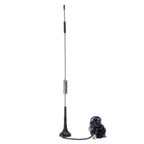 Antena 4G - Frequência 4G 850-960/1710-2700MHz - Conector SMA Macho - Instalação em interiores - Rendimento 4G 5dBi - Cabo RG174 2 metros de comprimento