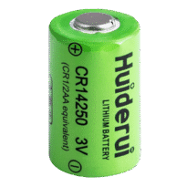 Huiderui - Pilha CR14250 - 1/2AA - Litio - Voltagem 3V - Capacidade nominal 820 mAh