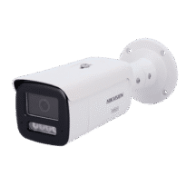 Hikvision câmara Bullet IP gama PRO - Resolução 4 Megapixel - Duas lentes numa 2.8/4 mm  - Luz híbrida 60 m | Microfone duplo em matriz - Deteção de movimento 2.0 | AcuSense - Face Capture | MicroSD | PoE | IP67 | NEMA 4X