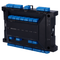 Controlador de acesso multi-identificação - Facial, impressão digital, cartão, QR ou PIN - [2 porta | comunicação TCP/IP e RS485. - 4 leitores por Wiegand | 4 leitores por OSDP - Sem caixa - Software incorporado | iVMS-4200