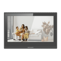 Monitor para videoporteiro - Ecrã tátil TFT 7" estrutura metálica estreita - Áudio bidireccional - TCP/IP, Wi-Fi, SIP | 2 saídas de relé - Ranhura para cartão microSD até 128 GB - Montagem na superfície