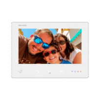 Monitor para videoporteiro - Visor TFT de 7" - Áudio bidirecional e BIM | LEDs de estado - 2 Linhas HD - Ranhura para cartão microSD até 128 GB - Montagem em superficie | Branco