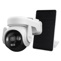 Kit Câmara AOV PT 5 MP - 4G / Wi-Fi / 10000 mAh / Painel Solar 9W - 3.6 mm / Autotracking / IV + Full Color - Áudio bidirecional / Sirene+Flash azul-vermelho - IMOU SENSE humanos  - Apta para Exterior IP66