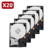 Pack de discos rígidos Seagate - Modelo ST2000VX003 - 20 unidades - 2 TB de armazenamento - Especial para CCTV