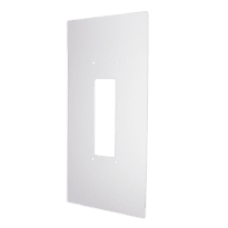 moldura de acabamento para substituição - Cobre as marcas de instalação anteriores - Específico para sistemas de videoporteiro Akuvox - Compatível com painéis AK-S532 - Medidas: 450 (Al) x 225 (Lg) x 1.2 (Fd) mm - Fabricado em alumínio