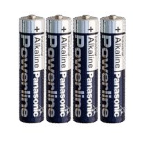 Panasonic - Pilha AAA/LR03 - Pack de 4 pilhas - 1.5 V - Alcalino - Preço por pilha. Venda em packs de 4