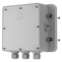 Caixa de conexões - Anticorrosão - 260 × 237 × 90 mm - Passador de cabos   - Cor branco