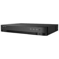 Hikvision DVR 5n1 Gama PRO - 4 CH HDTVI / HDCVI / AHD / CVBS - Até 8 canais IP - Resolução máxima de entrada 8Mpx - Espaço para 1 HDD - Alarmes | Áudio | Áudio sobre coaxial