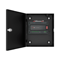 Controladora maestra para ascensores - Huella, tarjeta, QR o PIN - 2 relés | Comunicación TCP/IP y RS485 - 2 lectores por Wiegand | 2 lectores por RS485 - Caja con alimentación - Software iVMS-4200