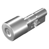 Cilindro inteligente S5 - Abertura com chave física - Não necessita de bateria (alimentado com chave) - Dimensões 30 (interior) x 30 (exterior) mm - Comprimento ajustável com ILOQ-S5-EXTENSION-x - Exterior IP55 | Parte interna inerte