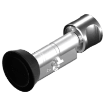 Cilindro inteligente S50 - Abertura com TAG NFC ou APP móvel - Sem necessidade de bateria (alimentado por NFC) - Dimensões 30 (interior) x 30 (exterior) mm - Comprimento ajustável com ILOQ-S50-EXTENSION-x - Exterior IP65 | Maçaneta interior