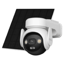 Kit de câmara alimentado por bateria AOV PT PRO 5MP - 4G / Wi-Fi/ 10000 mAh/ Painel solar 5W
 - 3.6mm / Autotracking / AURORA Full-color
 - Áudio bidirecional / Sirene + flash azul-vermelho
 - IMOU SENSE humanos
 - Apta para Exterior IP66