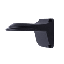 Suporte de parede - Para câmaras dome - Apto para uso no exterior - Prensa-cabos | Cor preta - 126 mm (Al) x 126 (Lg) x 188 (Pf) mm - Cor preto