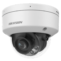 Cámara Domo IP Hikvision - Gama PRO - 4 MP | Lente 2.8 mm - IR y Luz Blanca 30 m | WDR 120 dB | ColorVu - PoE+ | H.265+ | IP67 | Det. movimiento 2.0 - WEB, Software CMS, Smartphone y NVR