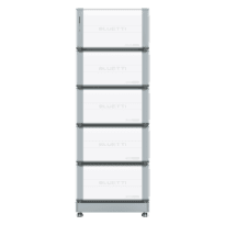 Kit de bateria doméstica - Inversor + Bateria + Suporte - Grande capacidade 19840Wh - Potencia 7600W - Controlo através de APP (Wifi e Bluetooth) - IP65