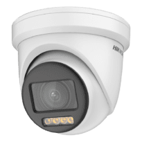 Hikvision câmara Turret HDTVI Gama PRO - Resolução 1080p (1920x1080) - Lente varifocal 2.8~12 mm - ColorVu: Imagem a cores 24 horas - Luz branca alcance 40 m - IP68 | PoC