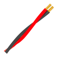Cabo especial para sistemas de protecção contra incêndios - Par trançado com mais de 25 voltas/m - Condutor Cobre Flexível Classe 5 - Bobine de 100 metros - Isento de halogéneos - Certificado CPR: Cca, -s1a,a1,d1