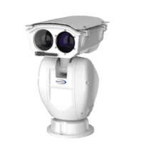 Câmara térmica Raythink PC4 series - Sensor térmico 1280x1024 VOx não arrefecido 12m - Sensibilidade térmica 40mK@25°C,F#1.0,25Hz - Sensor visível 1/1.8" 4Mpx CMOS - Lente térmica 75mm - Lente visível 6~300m (zoom 50X))