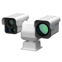 Câmara térmica Raythink PC5 series - Sensor térmico 1280x1024 VOx não arrefecido 12m - Sensibilidade térmica 40mK@25°C,F#1.0,25Hz - Sensor visível 1/1.8" 4Mpx CMOS - Lente térmica 30~150mm (zoom 5X)) - Lente visível 10~550mm (zoom 55X))