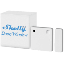 Shelly BLU Door/Window Branco - Bluetooth - Requer HUB - Duração da bateria até 5 anos - Adequado para domótica de vivendas  - Compatível com Alexa e Google