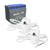 Shelly EM + 2 x 50A - WiFi 2.4 GHz IEEE802.11 b/g/n - Medidor de consumo - Suporta 110-240 V - Ideal para habitação - Compatível com Alexa e Google