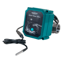 FrankEver Smart water valve DN20 - WiFi 2.4 GHz / Bluetooth  - Válvula de água inteligente - Dimensão da válvula DN20 ( ¾) - Sensor de temperatura - Compatível com Alexa e Google