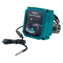 FrankEver Smart water valve DN20 - WiFi 2.4 GHz / Bluetooth  - Válvula de água inteligente - Dimensão da válvula DN25 ( 1)) - Sensor de temperatura - Compatível com Alexa e Google