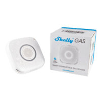 Shelly Gas CNG - WiFi 2.4 GHz IEEE802.11 b/g/n  - Detetor de gás natural - Suporta 110-230 V - Altamente sensível - Compatível com Alexa e Google