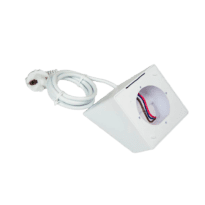 Shelly Wall Display Stand White - Suporte de secretária  - Compatibilidade con Shelly Wall Display / - Tomada UE / Carregador USB - Cor Branca