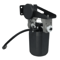 Câmara de grua com deteção de peões - Comunicação sem fios com o monitor - Controlo da lente por pedais - Zoom óptico 30x - À prova de água IP69K - Distância RF 150m