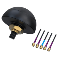 Antena Teltonika - Antena Combo Quad (4x LTE MIMO + 1x GNSS) - 5x Conectores SMA macho de alta qualidade - Certificação para exteriores com proteção IP67 - 5x Cabos RG174 com 3 metros de comprimento integrados
