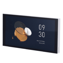 Aqara Ecrã tátil Panel Hub S1 Plus - Ecrã LCD / Hub Concentrador Domótico - Conectividade Wi-Fi / Zigbee / Bluetooth / Matter - 2 interruptores integrados - 2 interruptores sem fios - Compatível com Apple Homekit, Google, Alexa