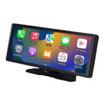 Carplay 10.26" táctil - Cámara 4K y cámara adicional 1080P - Android & IOS compatible - Grabación en tarjeta microSD compatible - Salidas de audio por altavoz integrado BLE, FM - Acelerómetro integrado de 3 ejes