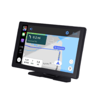 Carplay 9" táctil - Cámara 4K y cámara adicional 1080P - Android & IOS compatible - Grabación en tarjeta microSD compatible - Salidas de audio por altavoz integrado BLE, FM - Acelerómetro integrado de 3 ejes