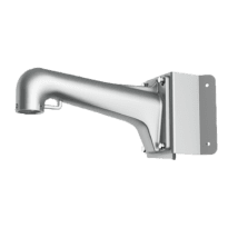 Soporte Hikvision de esquina - Para domos motorizadas - Apto para uso en exterior - Apto para instalación en esquina - Color gris | Aleación de aluminio - 194 (Al) x 176.1 (An) x 473.1 (Fo) mm