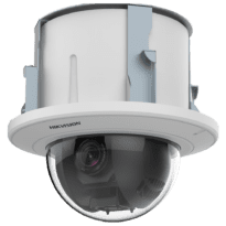 Hikvision dome motorizado IP gama PRO - Resolução 2 Mpx (1920x1080) - Lente 4.8~120 mm | Zoom óptico 25X - Alarmes | Áudio | PoE+| Face Capture - Velocidade máxima 250º/s | Tamanho reduzido 5" - Montagem embutida | Adequado para uso interno | IK10