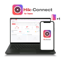 Licença na nuvem Hik-Connect Teams - 1 porta adicional de controlo de acesso - Ativa utilizadores ilimitados - Utilizadores, horários e grupos de acesso - Pagamento anual | Preço por porta/ano - Acumulável com HC-AC&TA/1Door/1Y
