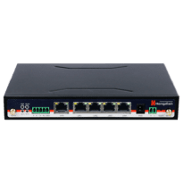 Hongdian Router 5G Industrial - 5G Sub-6Ghz SA/NSA  - 5 portas RJ45 Gigabit ( 4 POE 30w ) - Dual SIM Dual Modem  - Portas RS232/RS485 - Wi-Fi 802.11b/g/n/ac 2.4GHz-5GHz