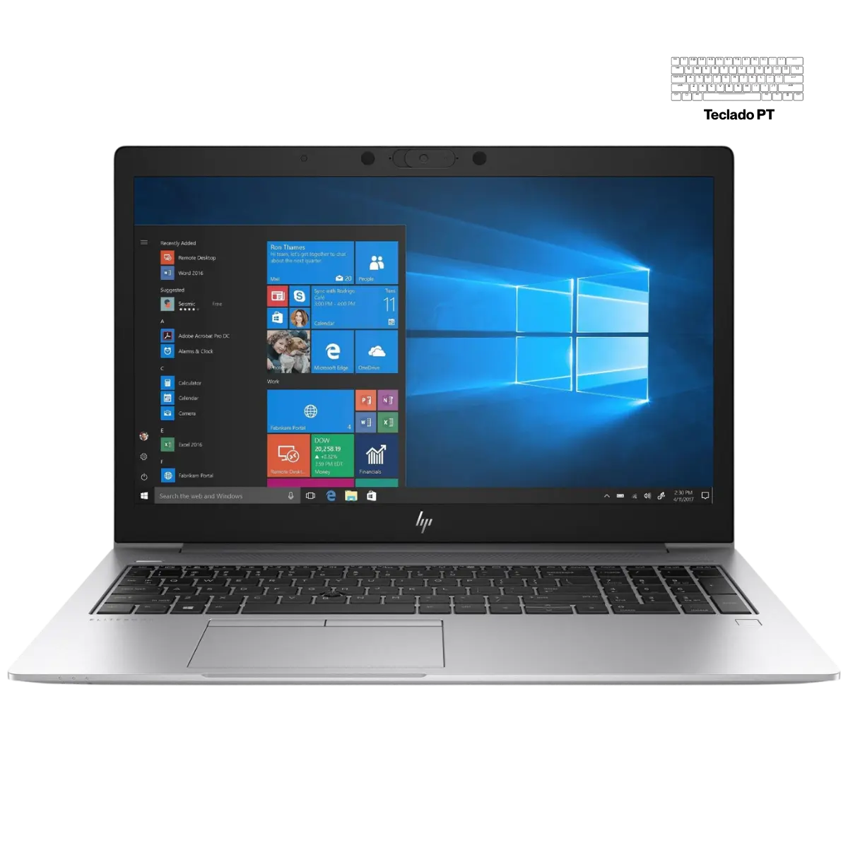 HP 850 G6 15.6'' CORE i5-8250U 8-GEN 8GB 256GB SSD WIN 11 PRO WEBCAM TECLADO PT