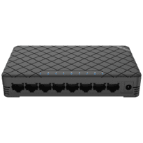 Reyee Switch Desktop - Caixa plástica - 8 portas RJ45 - Velocidade 10/100/1000 Mbps - Plug and Play - Tecnologia poupança de energia