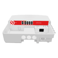Safire Switch Hi-PoE Outdoor - 8 puertos FE PoE + 2 Uplink RJ45 - Hibrido 8x10/100Mbps + 2x10/100/1000Mbps - 6 Puertos PoE+ 30W + 2 Puertos Hi-PoE 60W - PoE Watchdog - Hasta 120W Potencia PoE total