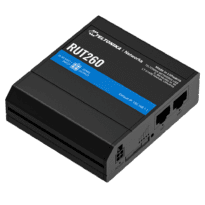 Teltonika Router 4G Industrial - 2 portas Ethernet RJ45 Fast Ethernet - 4G (LTE) Cat 6 até 300Mbps - 1x Entrada/Saída Digital - Wi-Fi 802.11b/g/n 2.4GHz - Caixa de alumínio