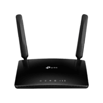 TP-LINK - Router 4G LTE - Conexão Wifi a 300 Mbps - Velocidade de download de até 150 Mbps - Velocidade de upload de até 50 Mbps - Comunicação via cartão SIM